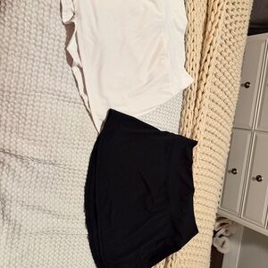 Black and White Tennis Skirts w/ Pockets